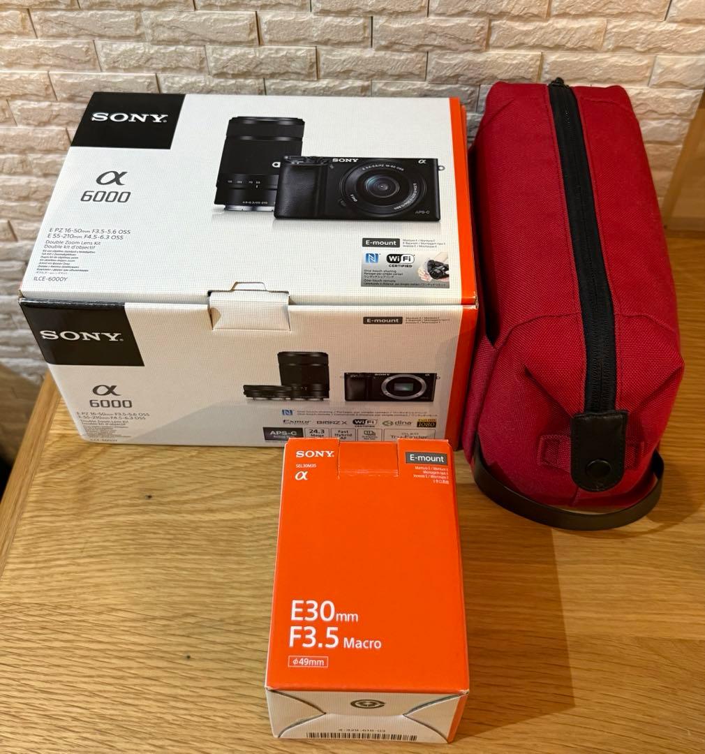 sony α6000 パワーズームレンズキット ブラック マクロ まとめ売り