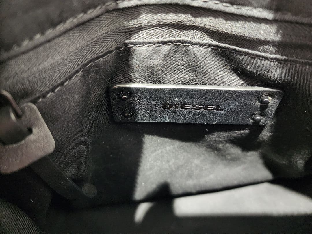 【美品】DIESELディーゼル 2way ショルダーバッグ ユニセックス