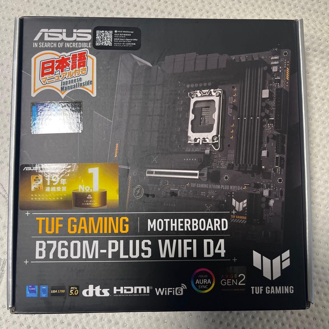 マザーボード ASUS TUF GAMING B760M-PLUS WIFI D4