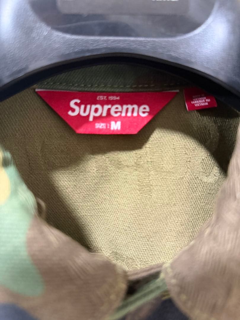 Jacquard Logos Denim Trucker Jacket Mサイズ