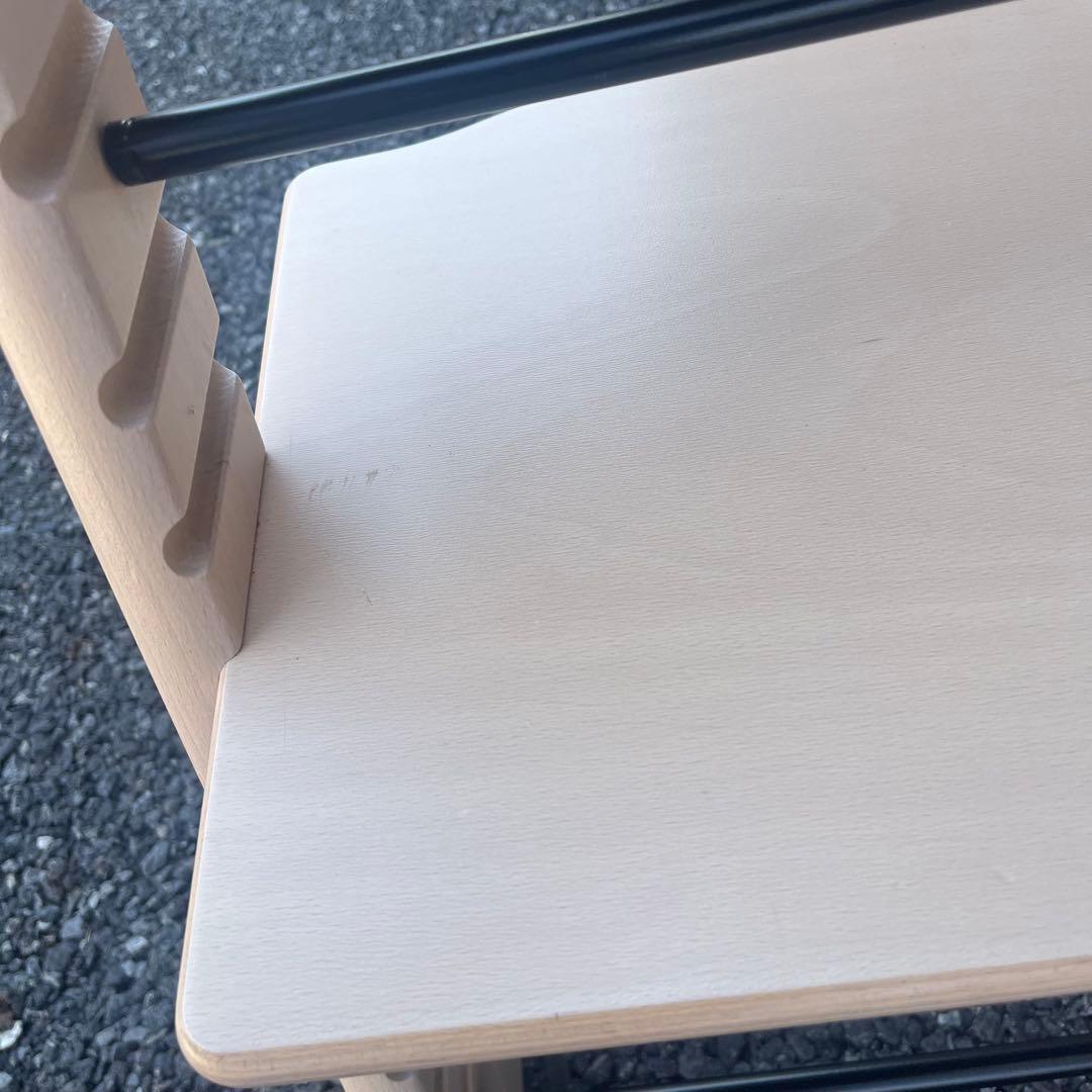 美品　ストッケ トリップトラップ シリアル7 ホワイトウォッシュ ハイチェア