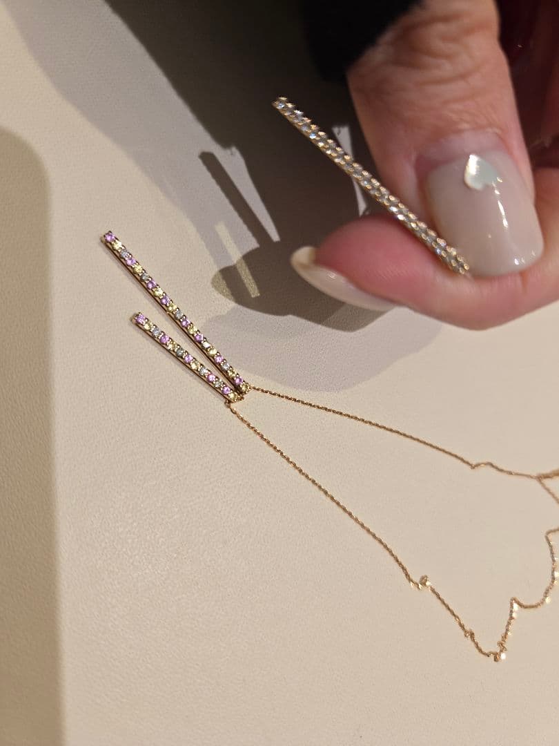 Ponte Vecchio K18PG ネックレス 40cm