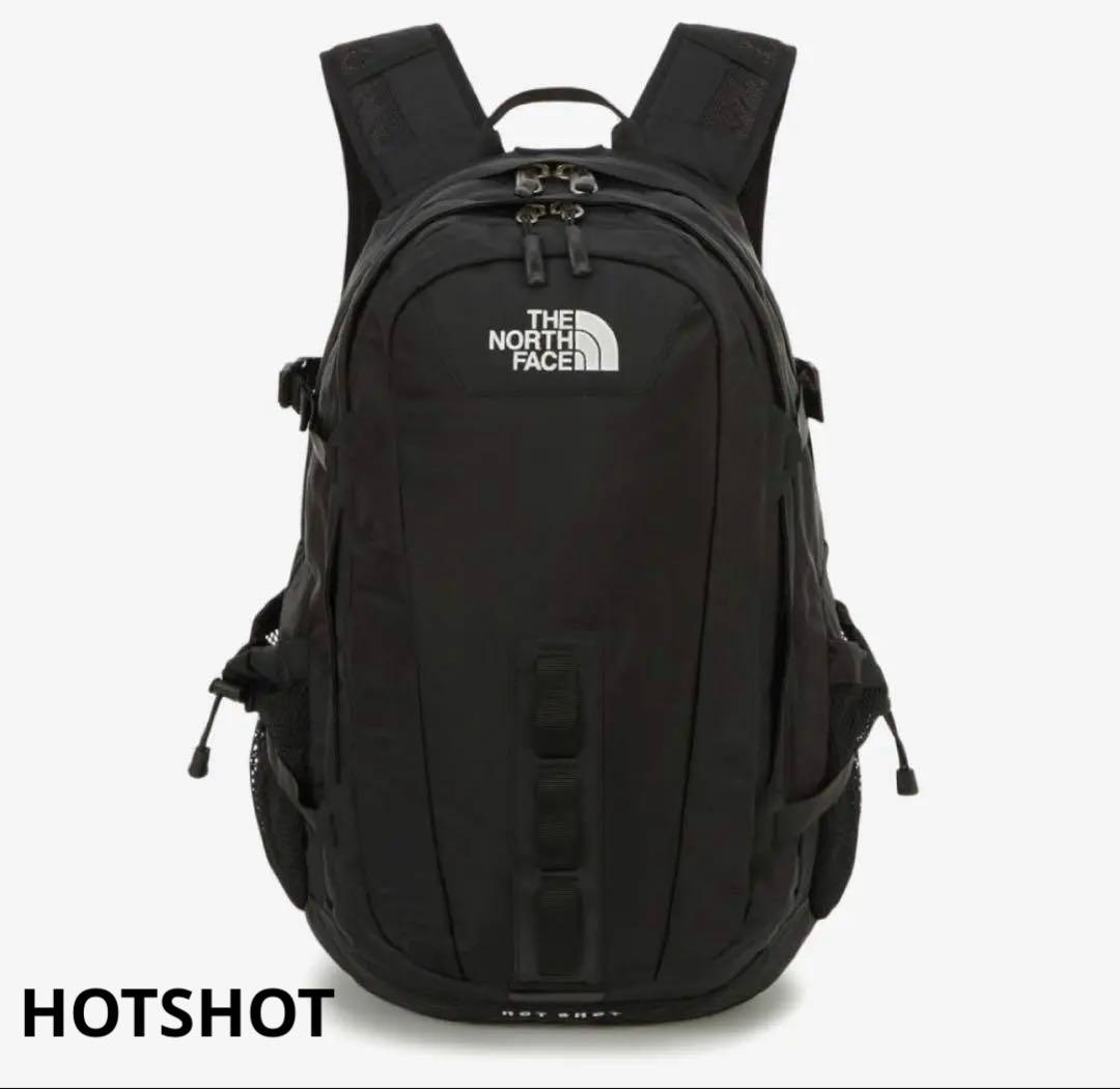 ホットショット　リュックブラック　韓国ノースフェイスホワイトレーベル