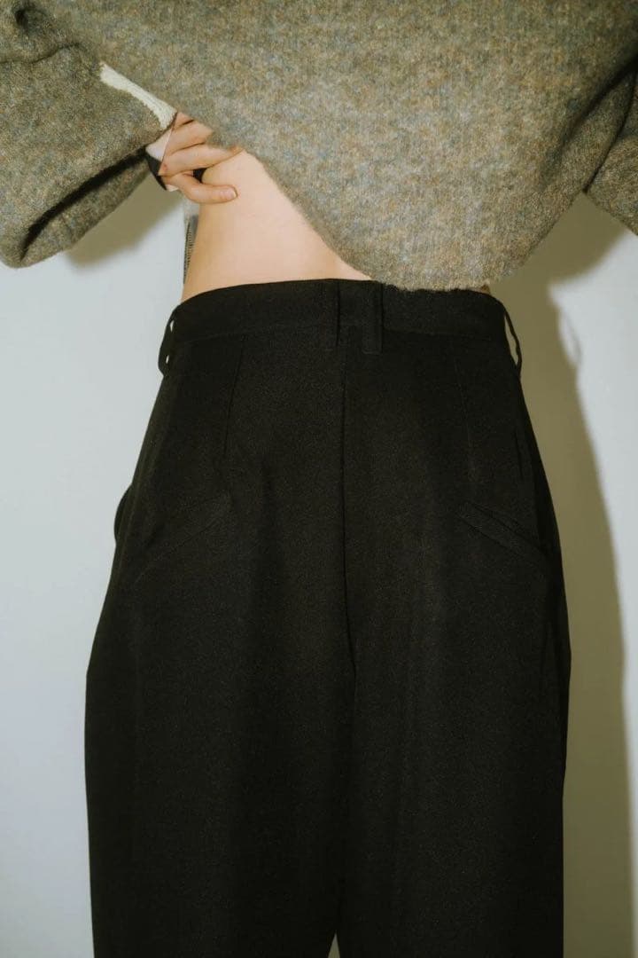 Knuth Marf front slit pants (unisex) 新品