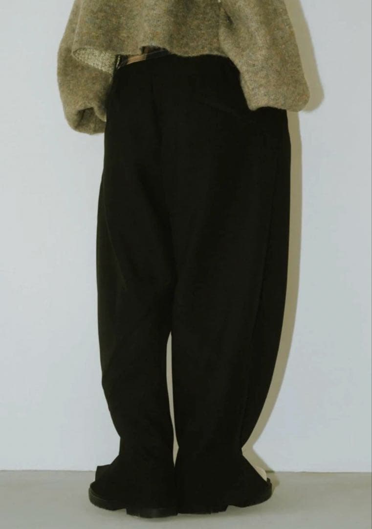 Knuth Marf front slit pants (unisex) 新品