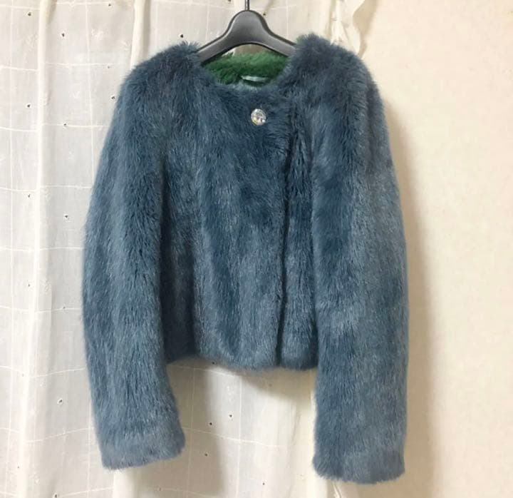 【〜1/12までの価格早い者勝ち】SHRIMPS ショートファーコート