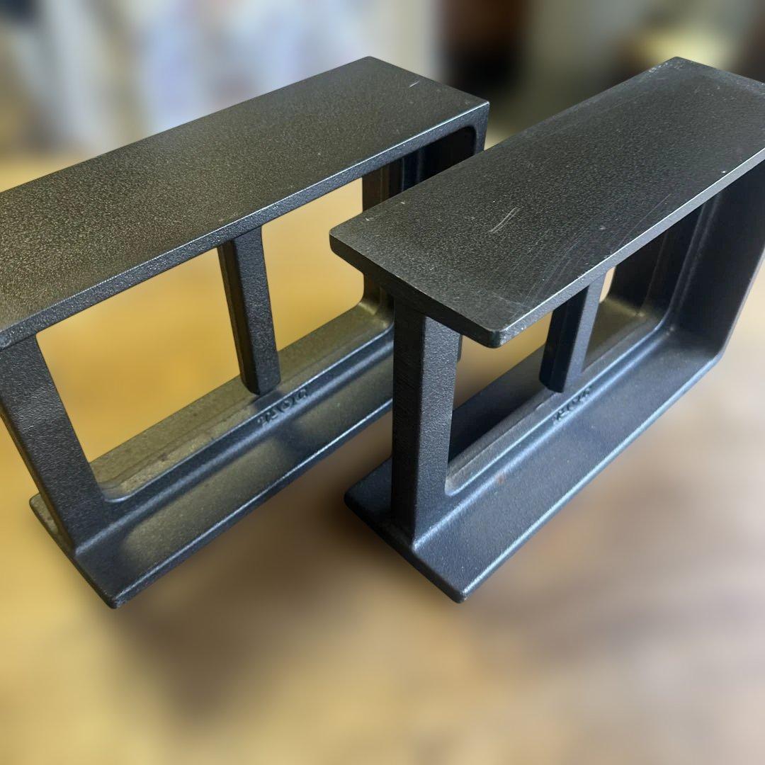 TAOCスピーカースタンド 鋳鉄製 2個　①