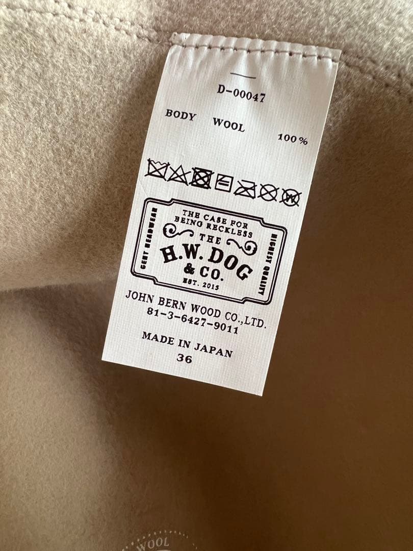 TRAVELERS HAT アイボリー ウールハット