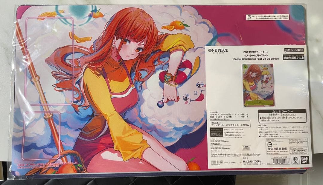 ワンピースカード　ゼウス ナミプレイマットセット