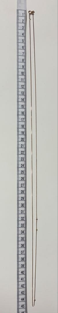 agete K10 ロングネックレス スライドアジャスター ベネチアン