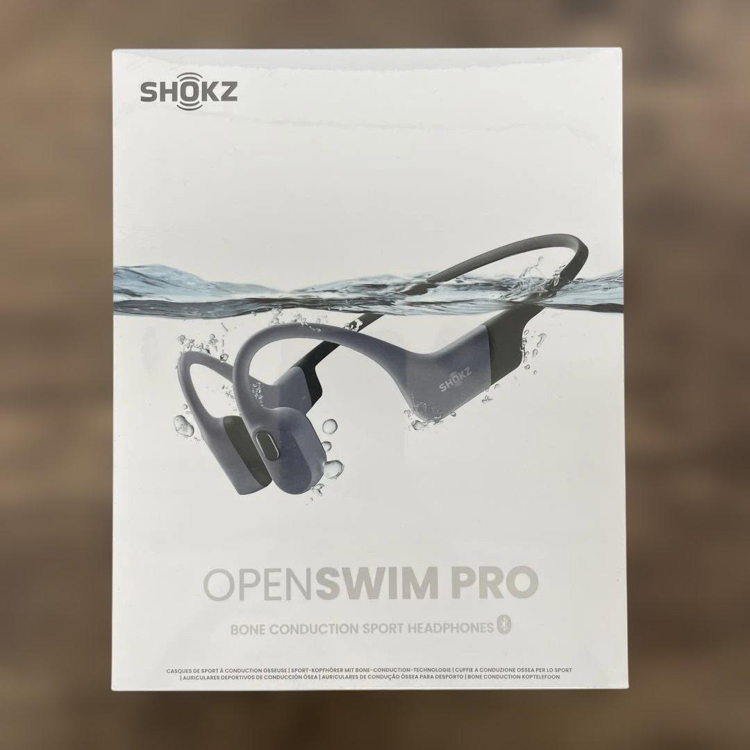 261352 Shokz OpenSwim Pro骨伝導イヤホン 水泳用グレー