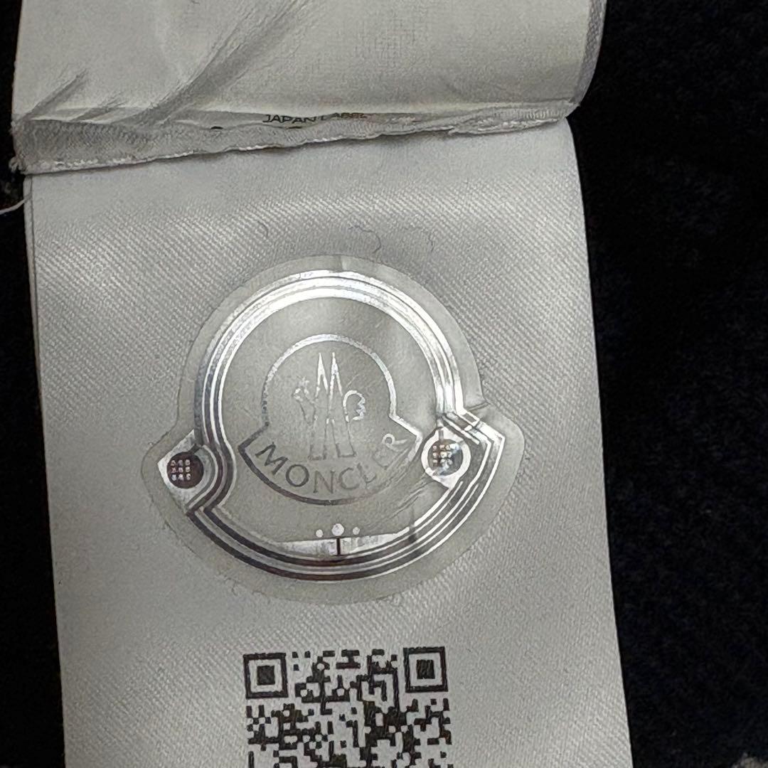 MONCLER ネイビー ニット帽　認証済み　モンクレール