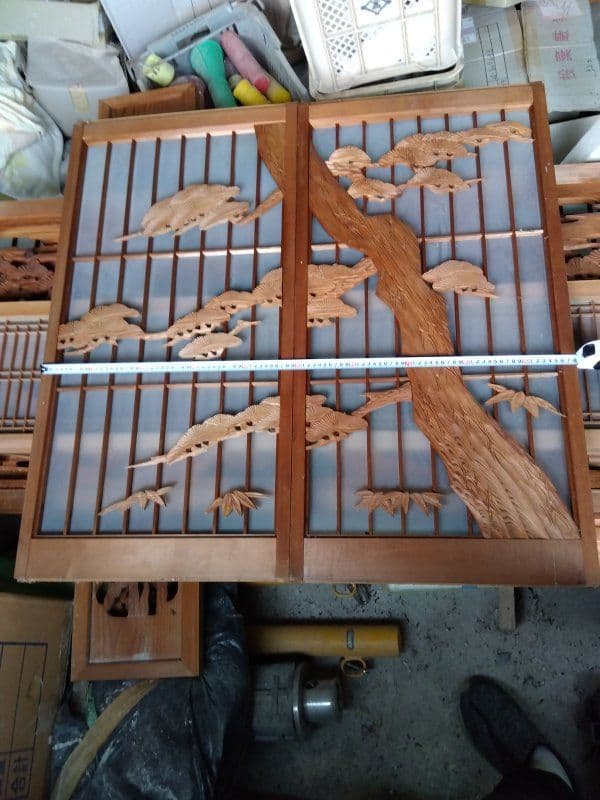 すりガラス付き欄間松 まとめ買い1割引