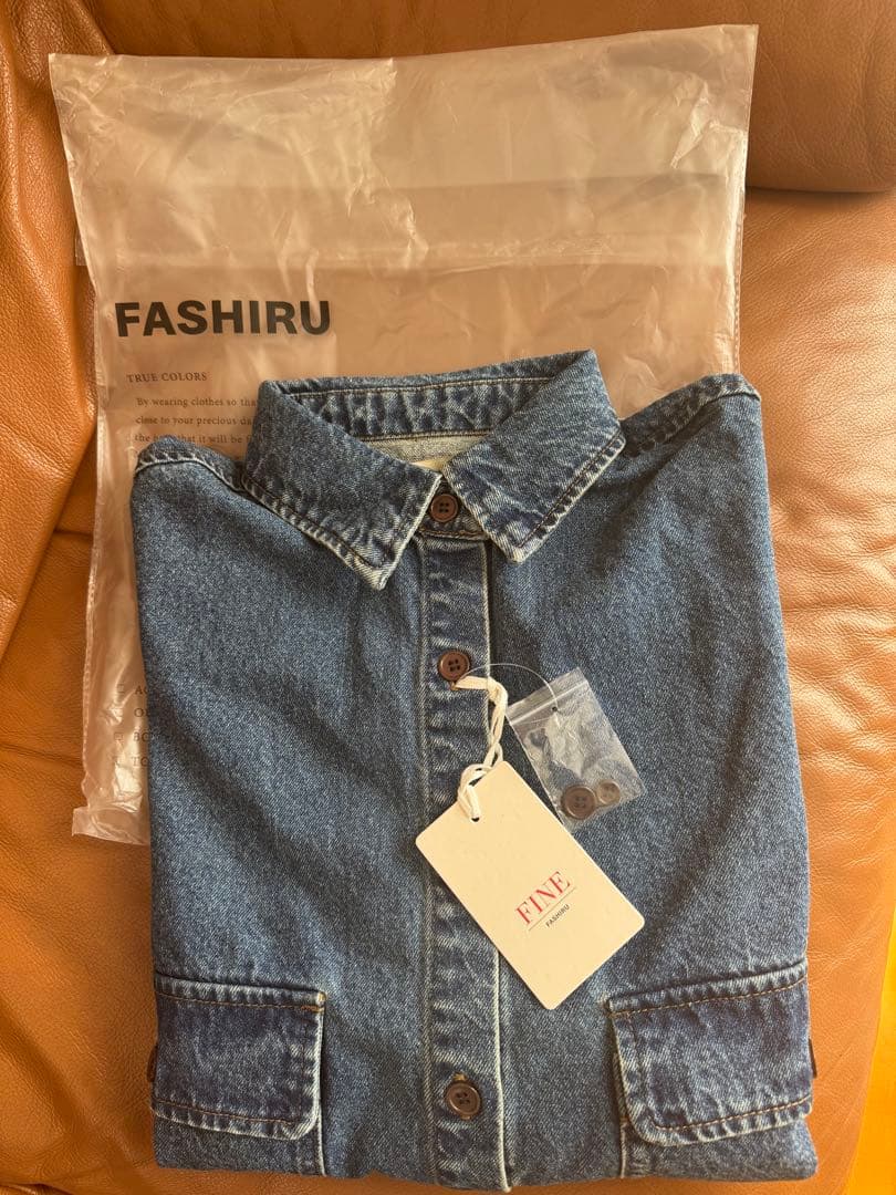 【新品】FINE ex denim shirt JK