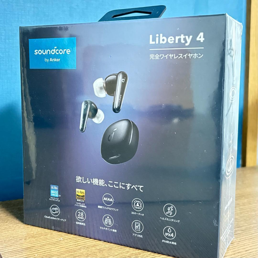 新品 Anker Soundcore Liberty 4 ミッドナイトブラック
