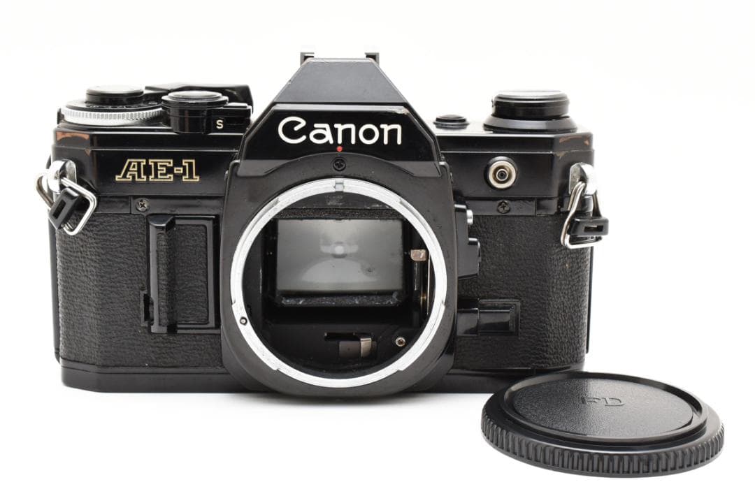 モルト張替え済・塗装ハゲあり★Canonキャノン AE-1 ボディ #18166