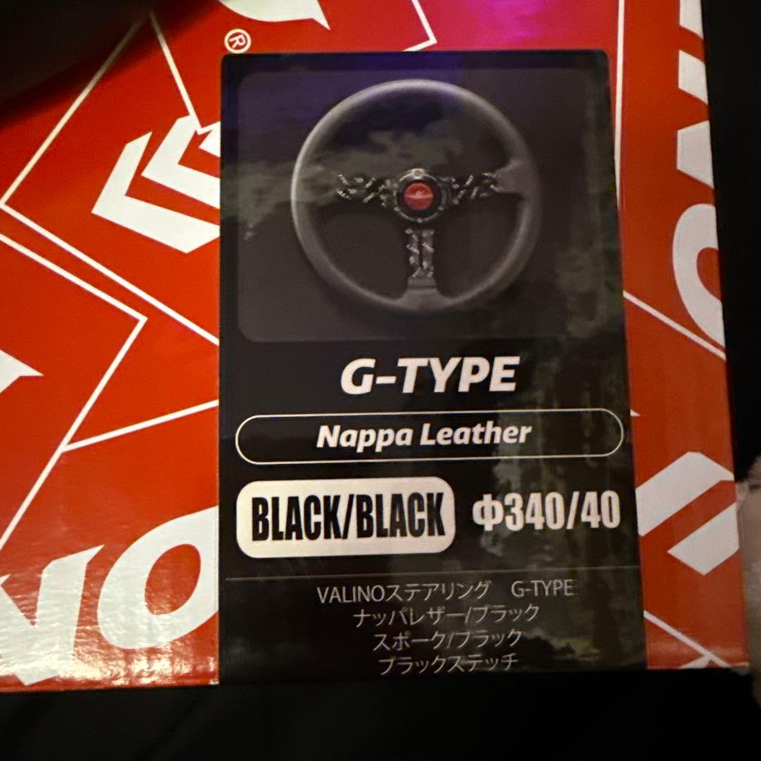 VALINO G-TYPE ステアリング 本体 Φ340/40 ブラック