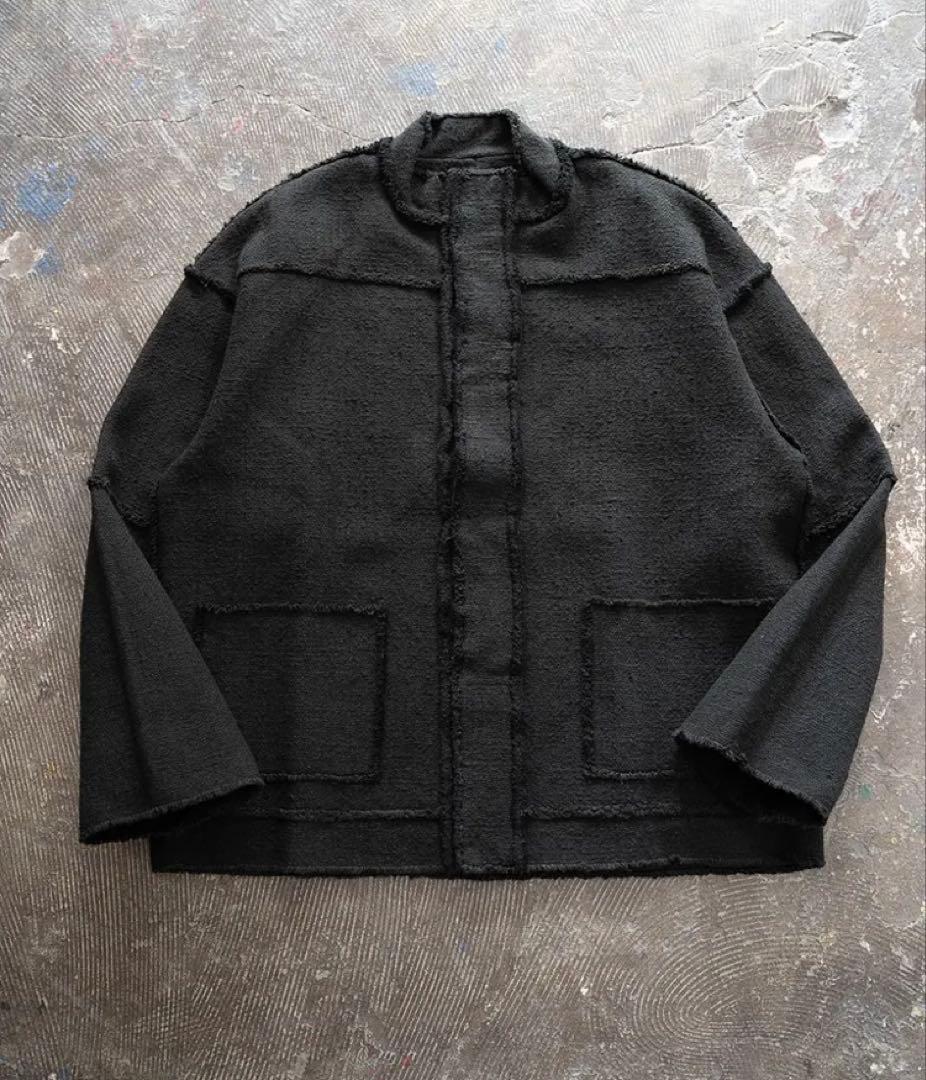 【MITTAN】2024AW OCガラ紡ブルゾン(黒)サイズ2