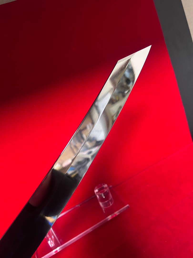 01562 包丁　切付　鬼反り　鏡面仕上げ　切味抜群　箱付　未使用品