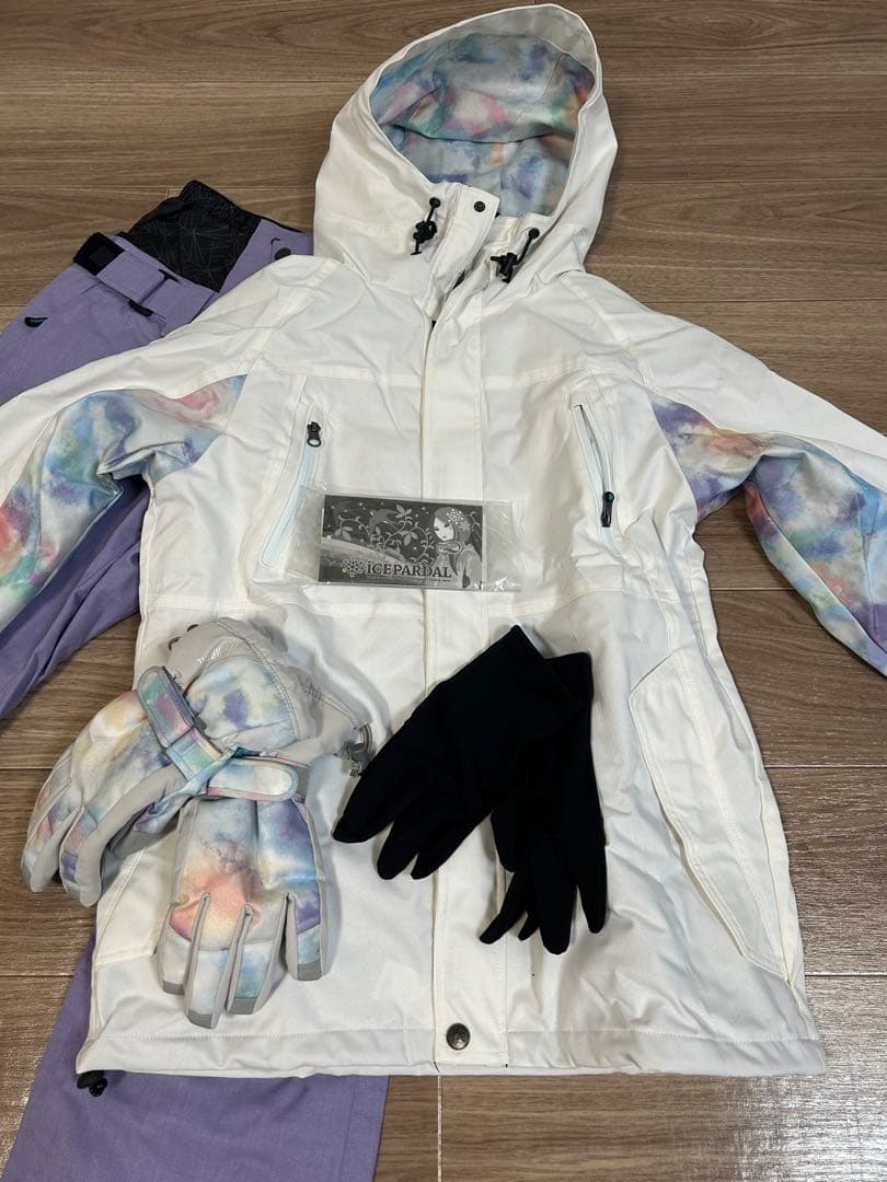 すあ スノーボードウェアセット ICEPARDAL ゴーグル付き