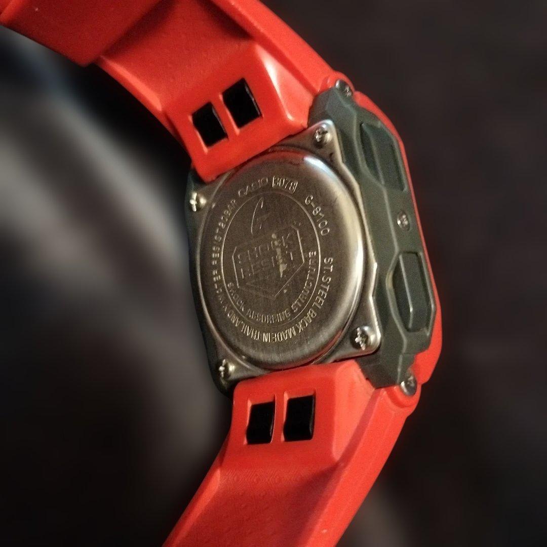 【廃盤レア】CASIO G-SHOCK G-8100-4JF　レッド　美品