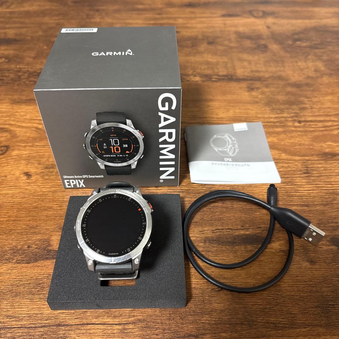 Garmin epix Steel Graphite /ガーミン エピックス