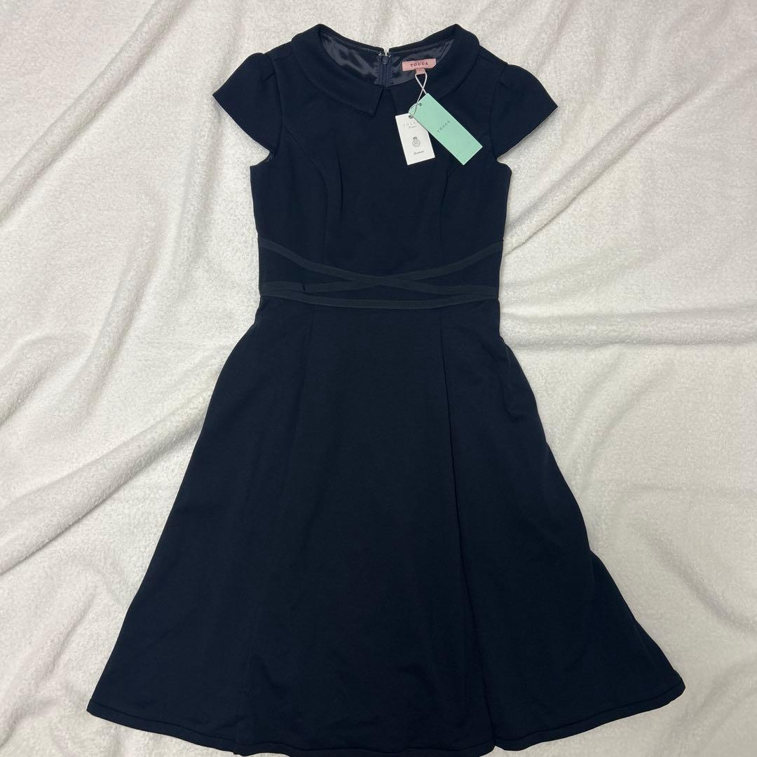 専用　新品　TOCCA 【消臭&洗える】LUMINOUS ドレス　ワンピース　S