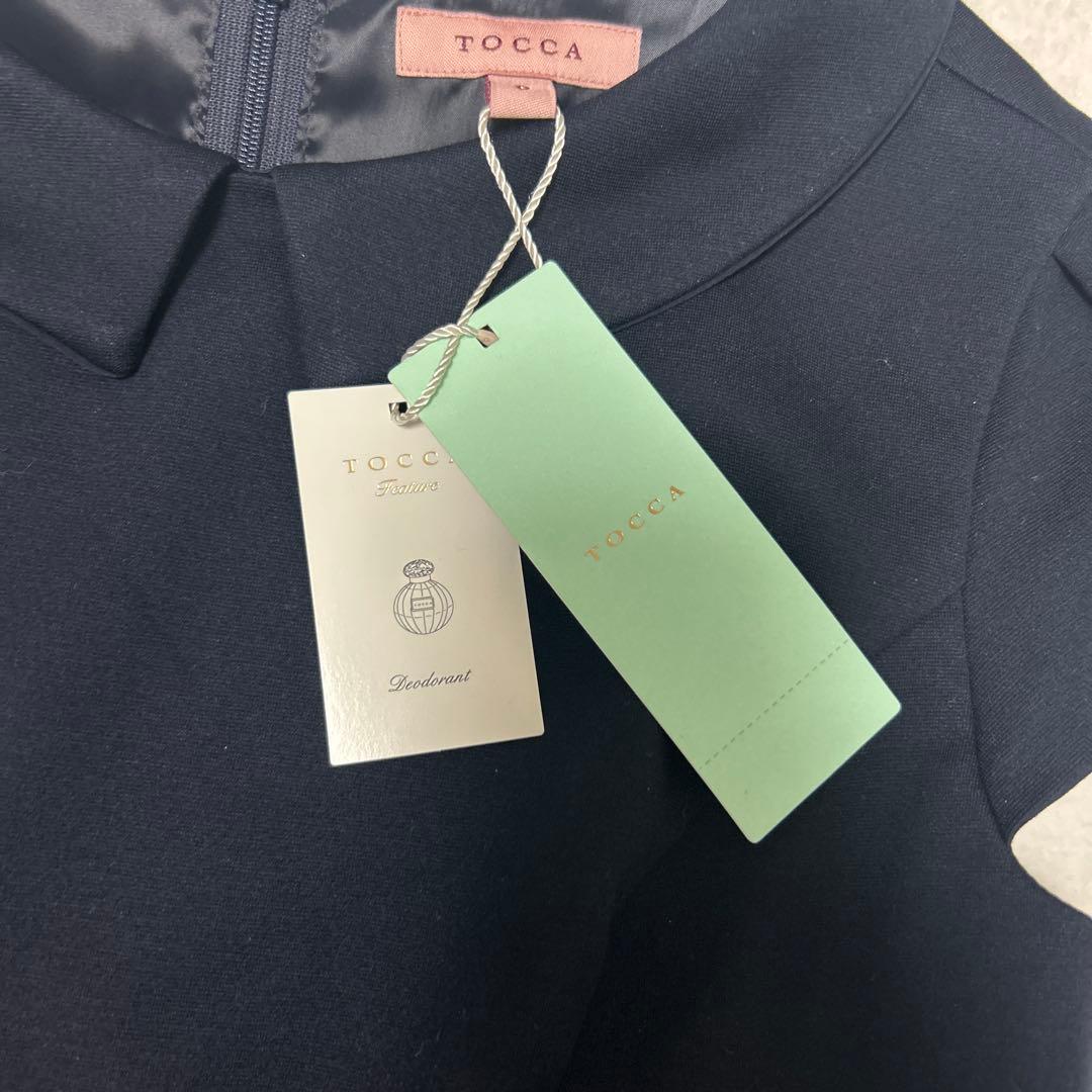 専用　新品　TOCCA 【消臭&洗える】LUMINOUS ドレス　ワンピース　S