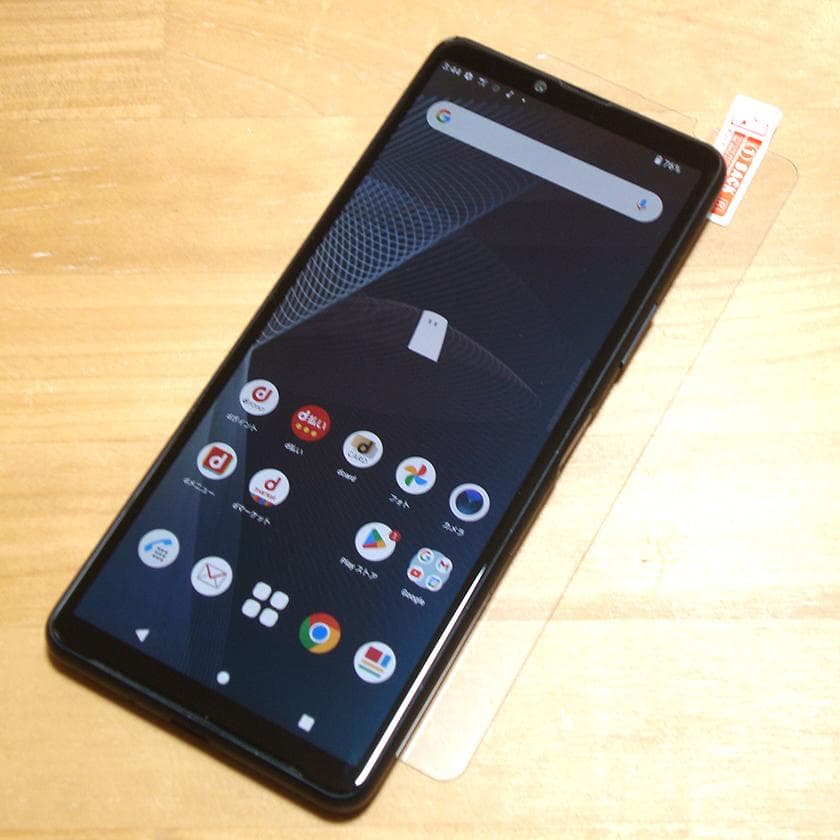 傷少XPERIA 10 III SO-52B(K)保護ガラス付SIMロック解除済