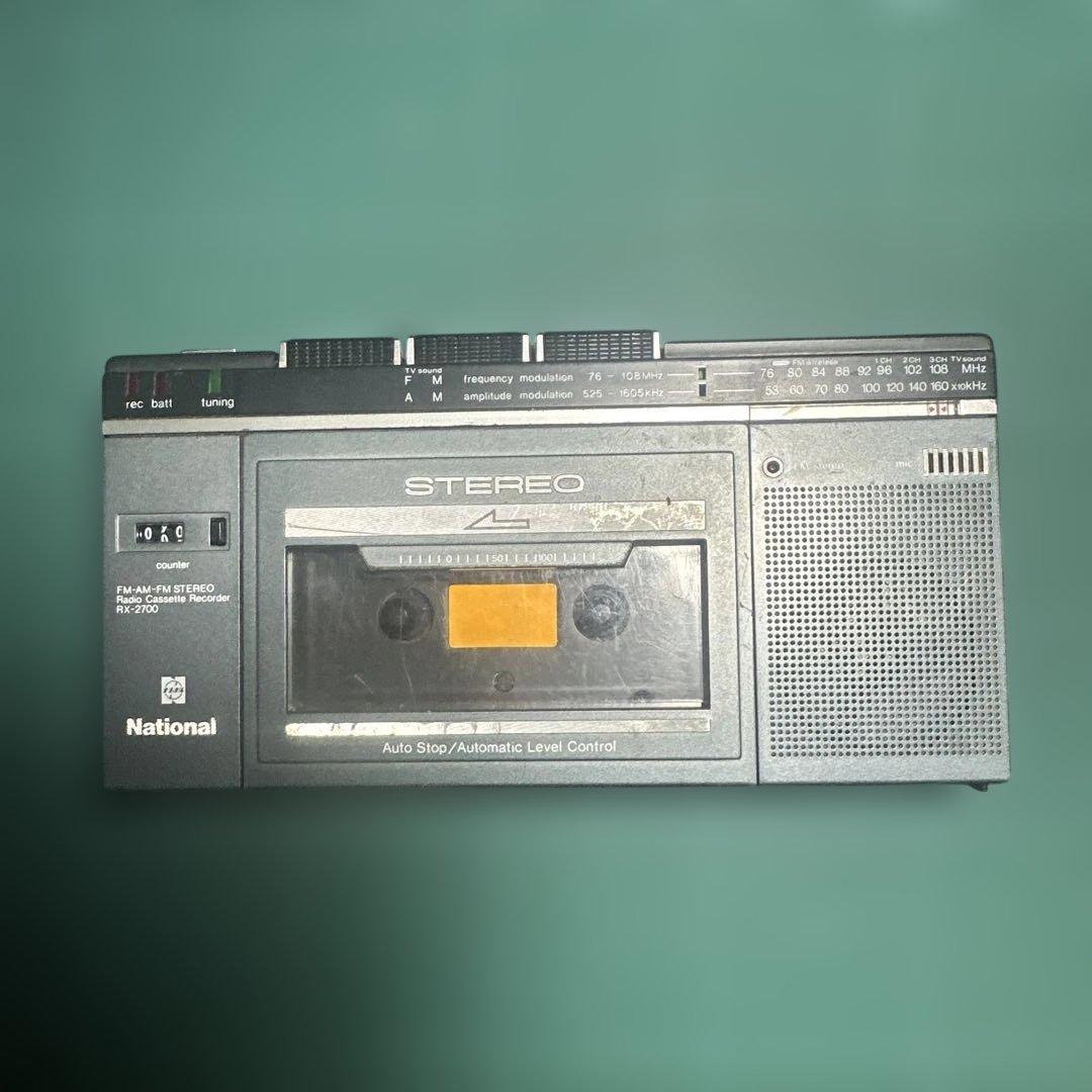National RX-2700 ラジオカセットレコーダー