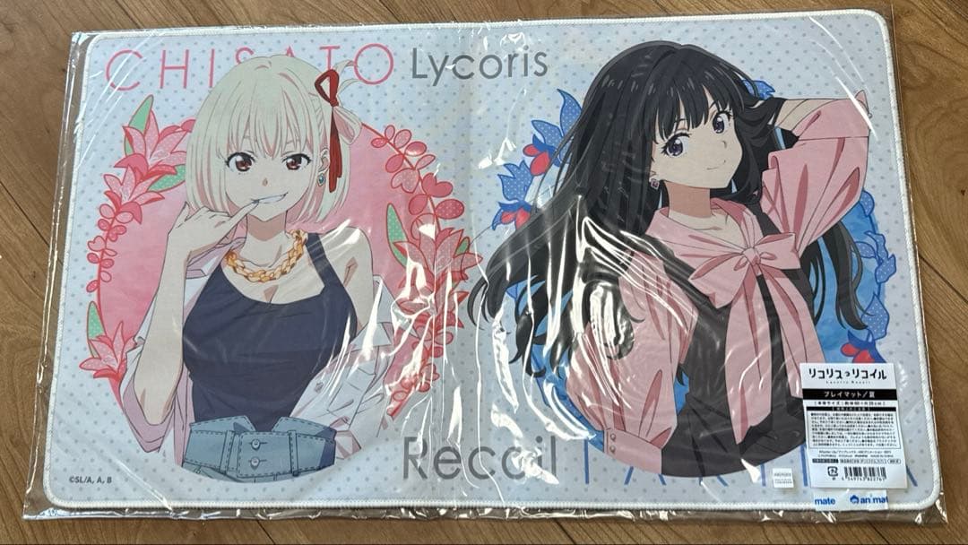 リコリス・リコイル　プレイマット夏　アニメイト秋葉原限定　ラバーマット