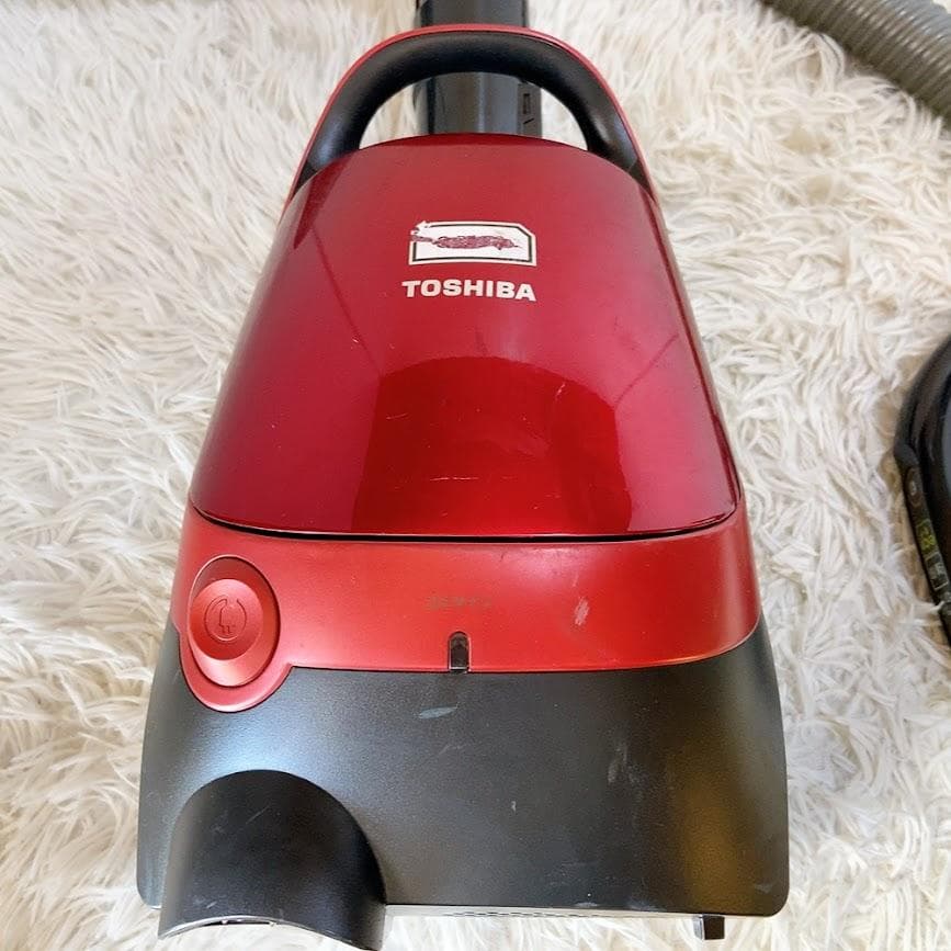 TOSHIBA VC-PL9 紙パック式掃除機 東芝 レッド 2023年製