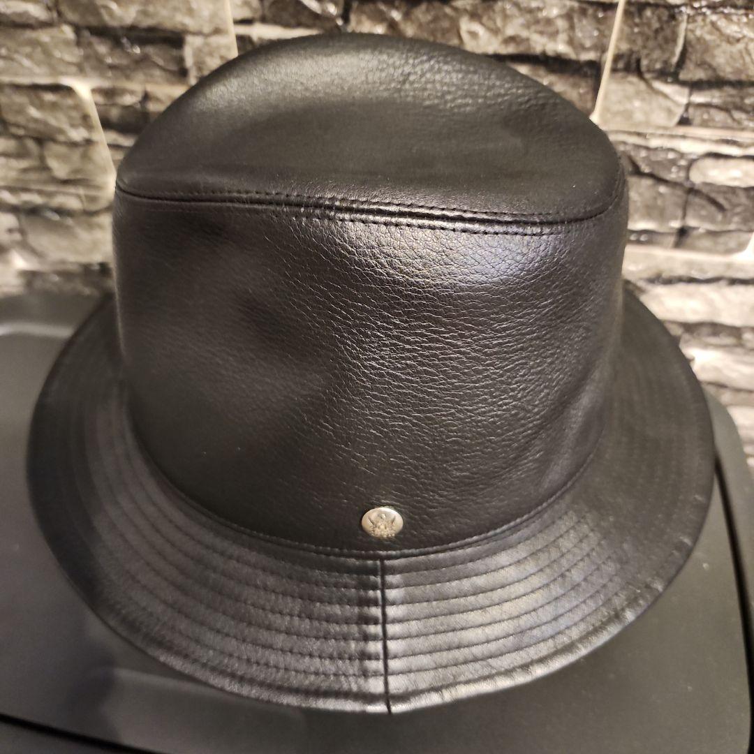 【極美品】CA4LA × KNOX 本革 レザーハット　サイズ調整可能