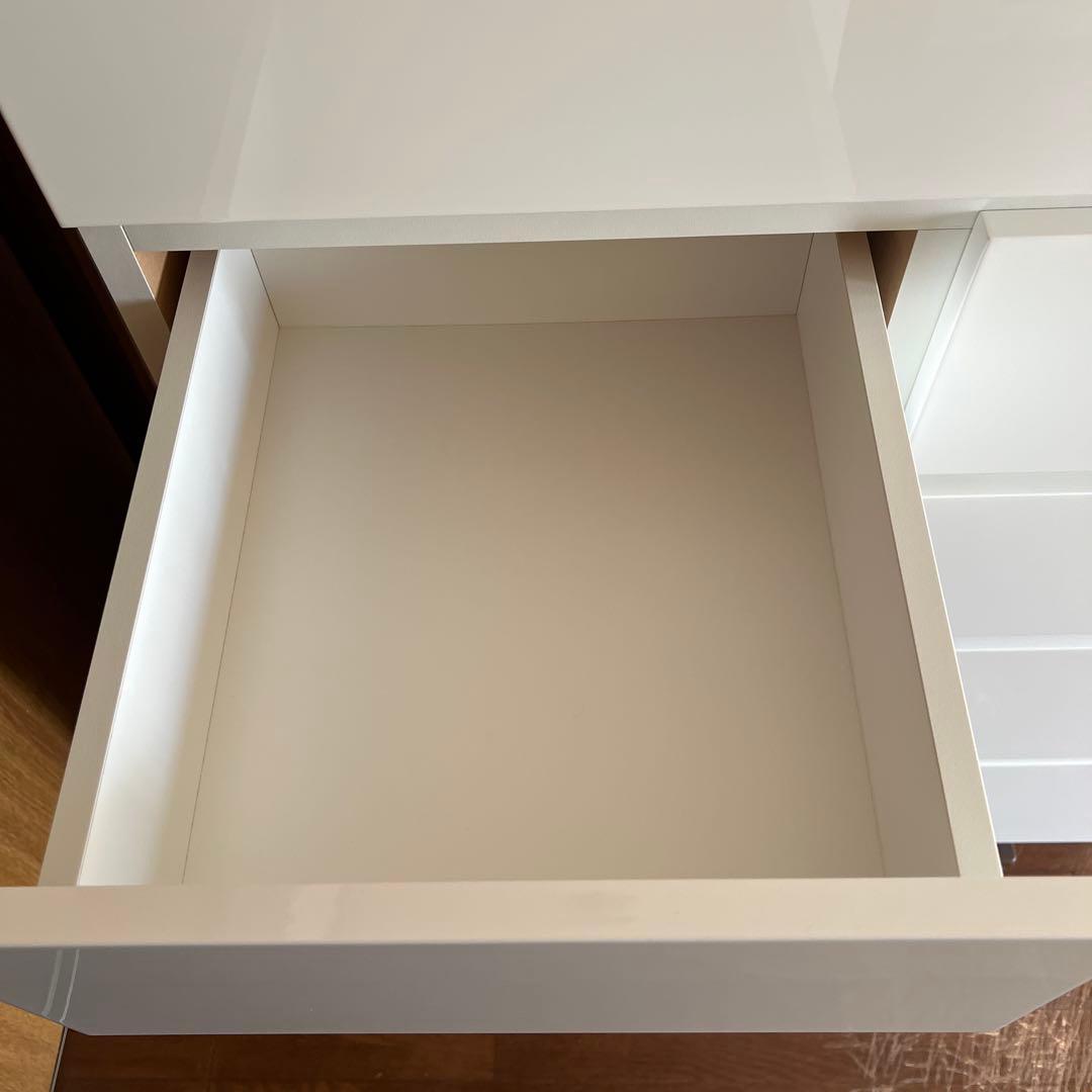 ニトリ　ハイチェスト(クエス 80-6HC WH)