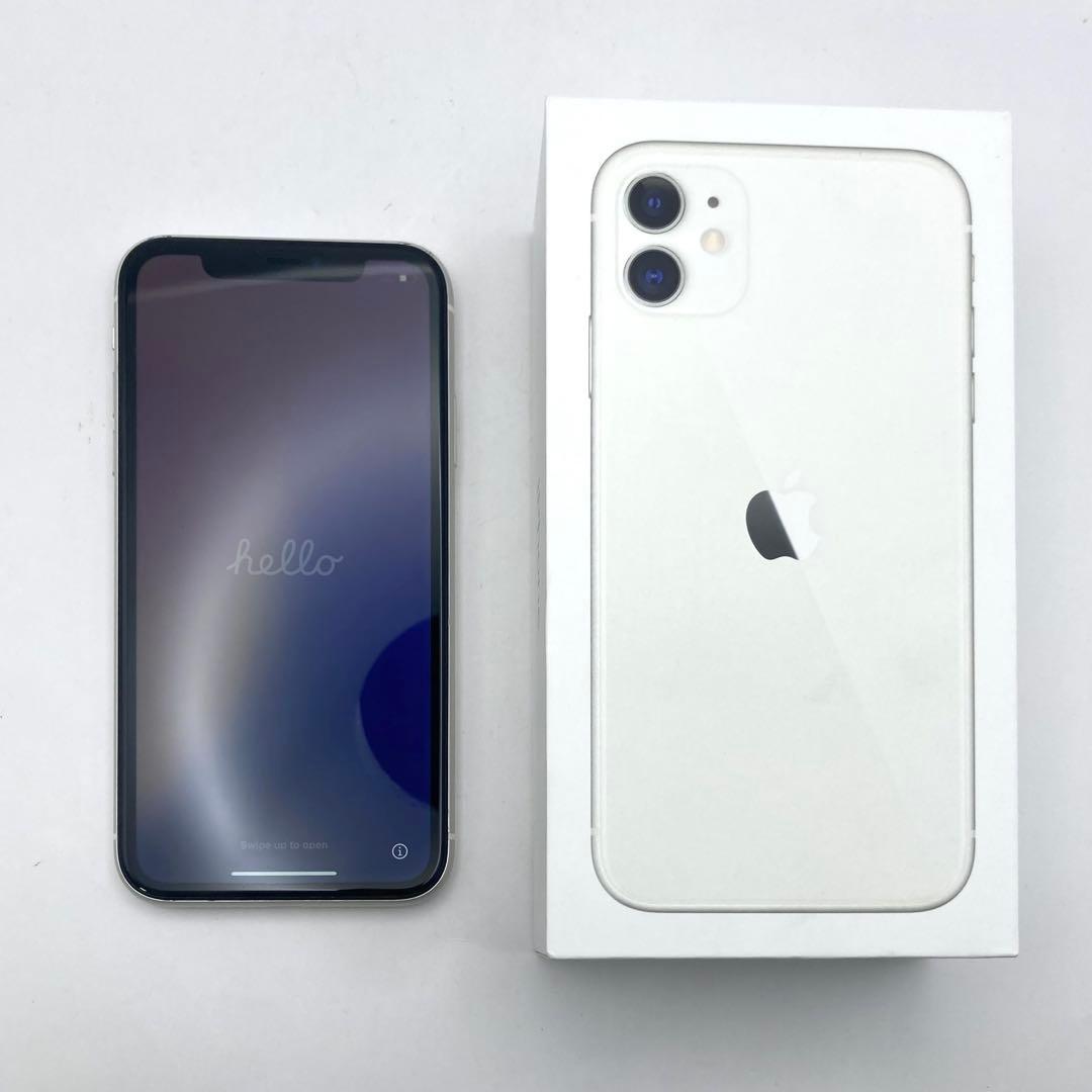 B Apple iPhone 11 ホワイト 64GB 本体