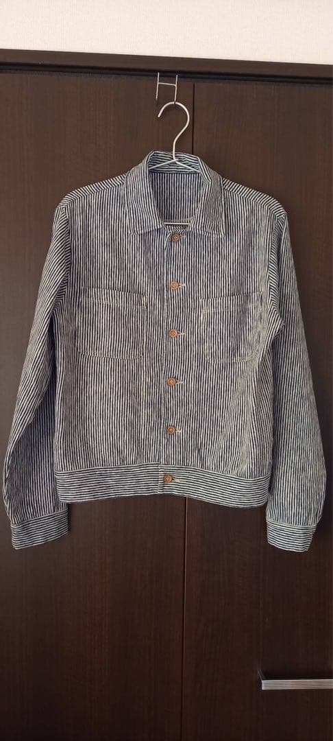 【45R ヒッコリー天竺のGジャン】