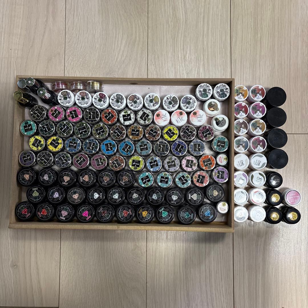 120色ジェルネイルセット 未使用品含む