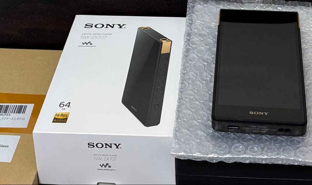 SONY NW-ZX707 64GB ポータブルプレーヤー　　未使用専用￼ケース