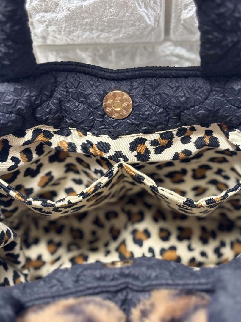 あ*こ様 コヤンイサムチョン　ハンドメイド　ギャザーバッグ　アンコちゃん　黒