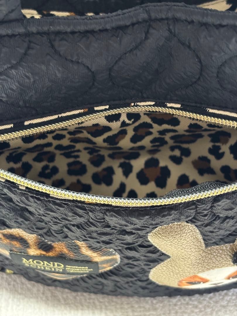 あ*こ様 コヤンイサムチョン　ハンドメイド　ギャザーバッグ　アンコちゃん　黒