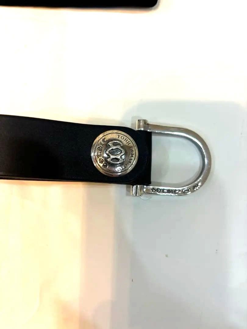 (お値下げ価格中)新品ヨウジヤマモトGOTHICベルトループレザーキーリング