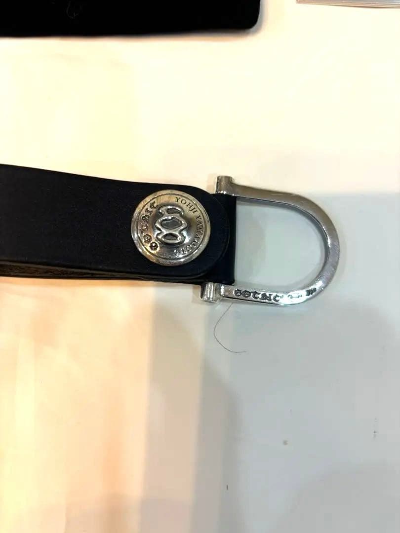 (お値下げ価格中)新品ヨウジヤマモトGOTHICベルトループレザーキーリング