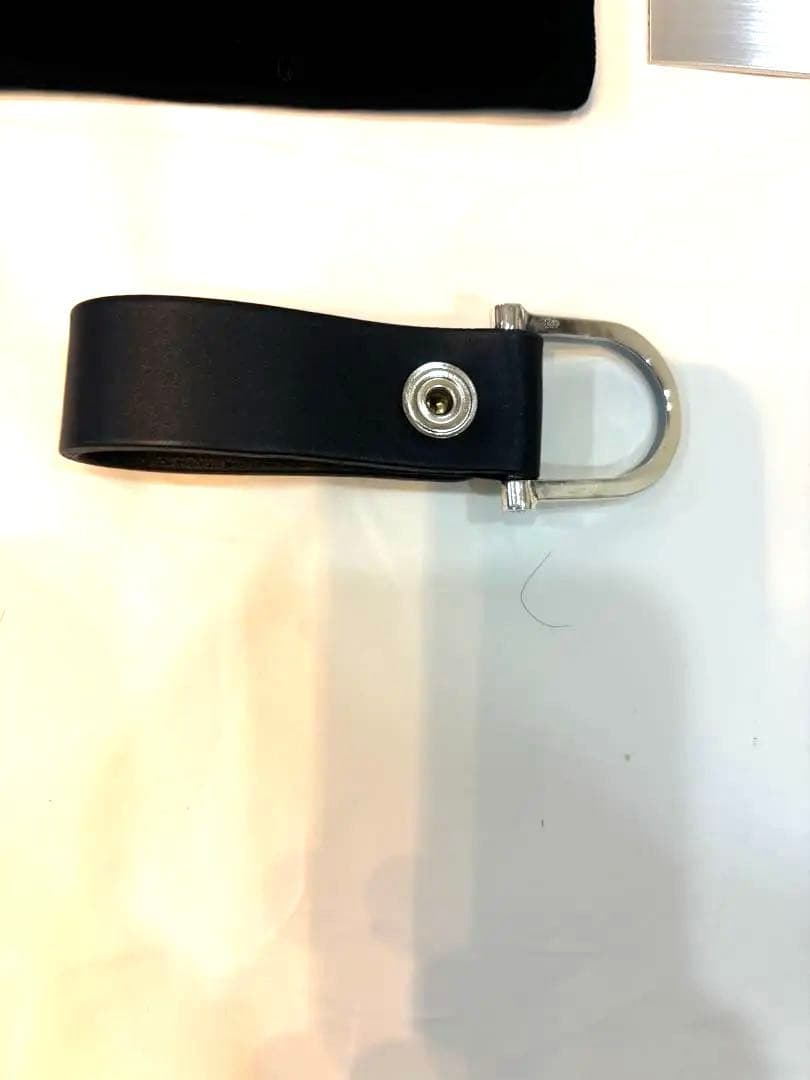 (お値下げ価格中)新品ヨウジヤマモトGOTHICベルトループレザーキーリング