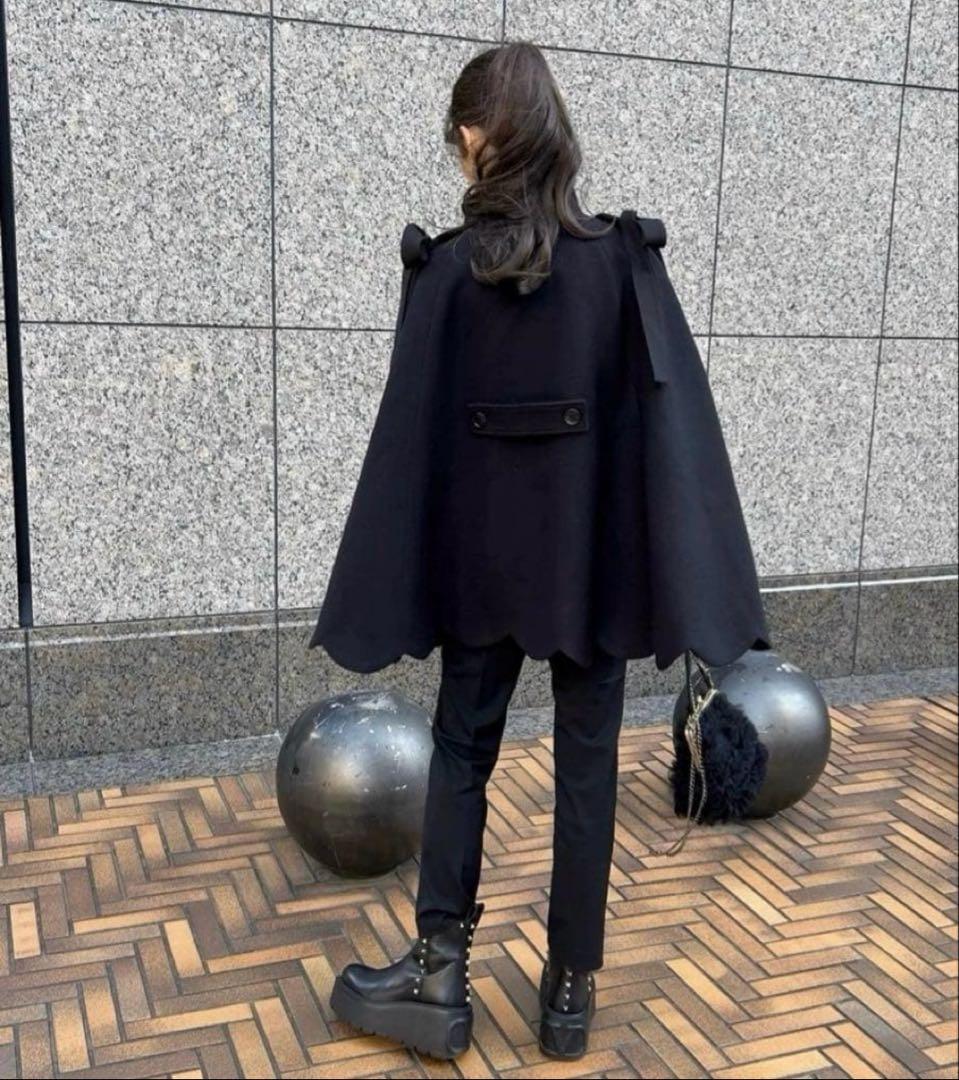 bibiy ポンチョコート　ケープ　コート　CAPE