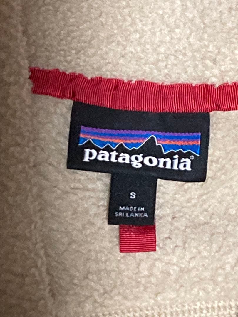 Patagonia フリースベスト クリーム/ネイビー