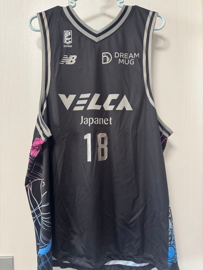 長崎VELCA 限定ゲーム用ブラックユニフォーム 18 馬場選手