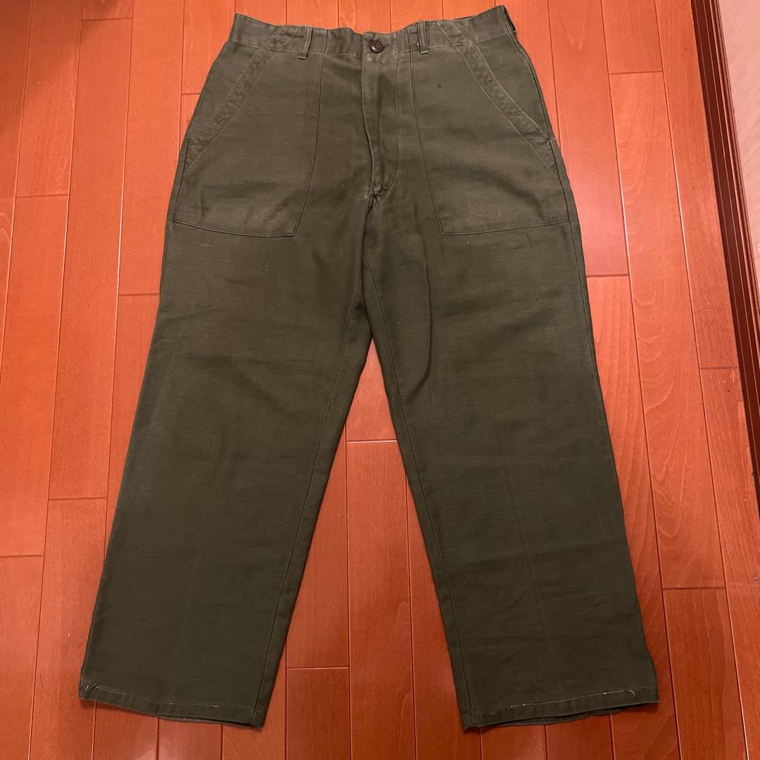 パンツ 60-70's U.S.ARMY CottonSatin Baker Pants