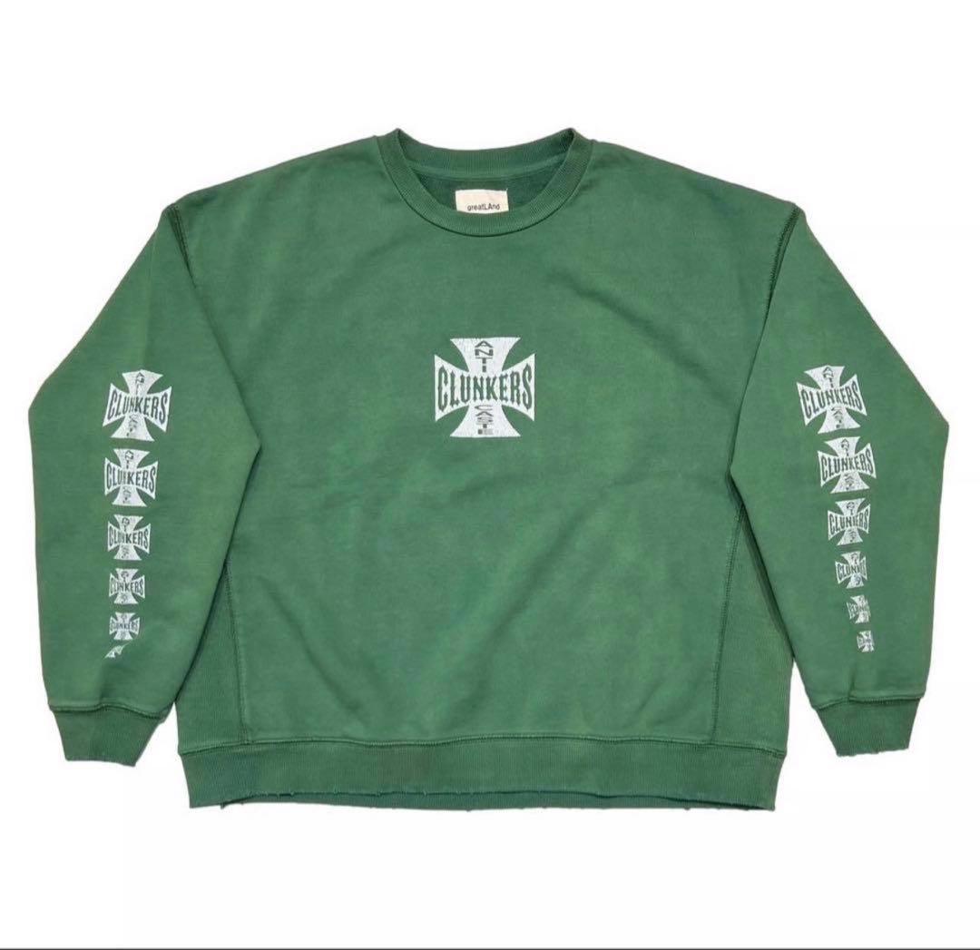 トップス greatLAnd ORIGINAL CLUNKERS CREW NECK XL