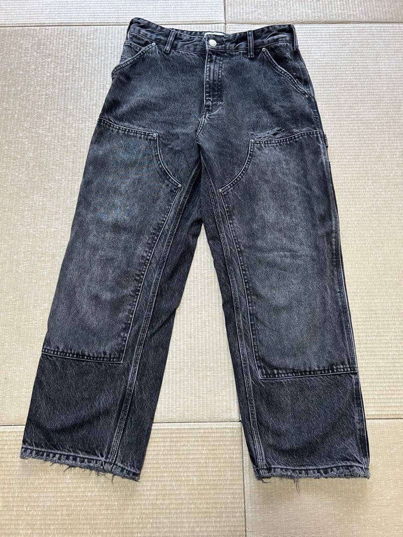 ZARA RHUIGI ペインターデニム　ブラック&ブルーEU38