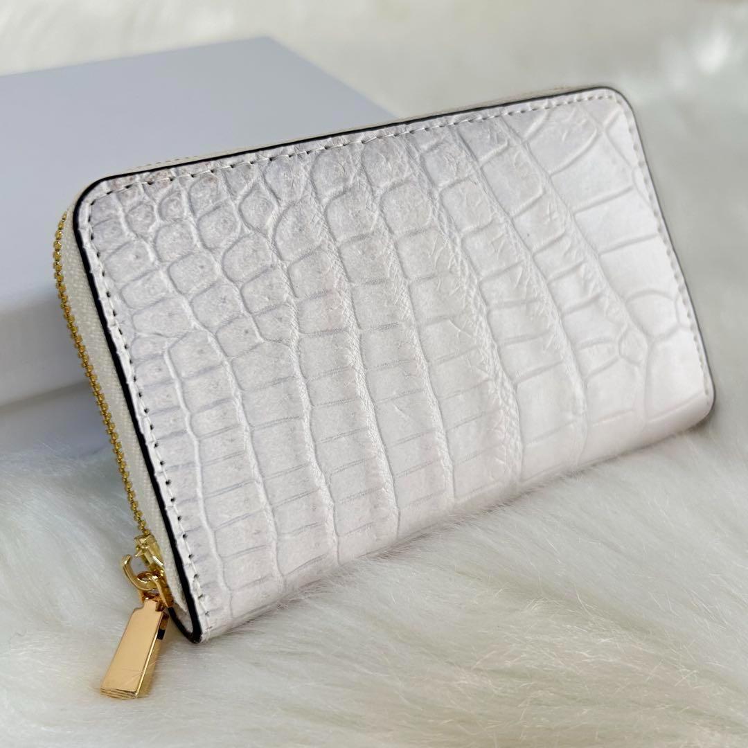 新品未使用✨クロコダイル革✨ヘンローン ヒマラヤ コンパクトウォレット